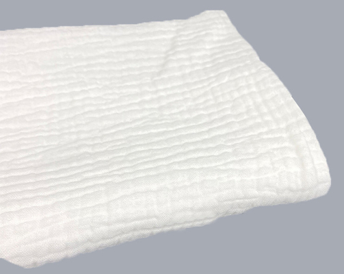 Het zachte Zuivere Katoen omfloerst Gauze Fabric 57 Vriendschappelijke Duimbreedtehuid