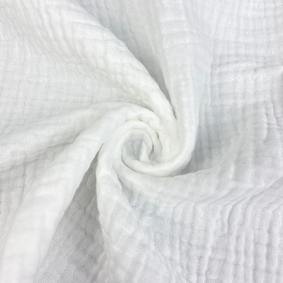 Het zachte Zuivere Katoen omfloerst Gauze Fabric 57 Vriendschappelijke Duimbreedtehuid