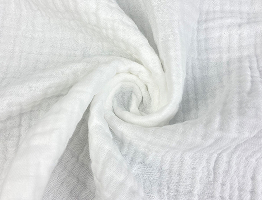 het Katoen Gauze Swaddle Blanket van 40sX40S 144X114 de Pyjama's van de 3 lagenbaby