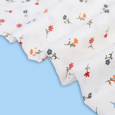 120GSM gedrukt Dubbele Gauze Fabric-jaren '40 voor Zwangere Kleding Om het even welk Ontwerp