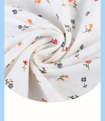 120GSM gedrukt Dubbele Gauze Fabric-jaren '40 voor Zwangere Kleding Om het even welk Ontwerp