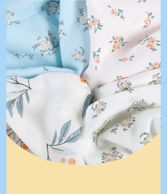 120GSM gedrukt Dubbele Gauze Fabric-jaren '40 voor Zwangere Kleding Om het even welk Ontwerp