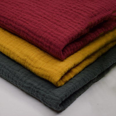 156X120 omfloers Gauze Fabric 40SX40S Organisch Gauze Blanket No Flurescent Agant