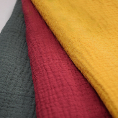 125-130GSM vier Lagen van de Kreukkaasdoek de Stoffen Rood Gauze Fabric