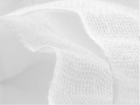 57 Duimkreuk Gauze Fabric Two Layers Quilted Dubbel Gauze Fabric