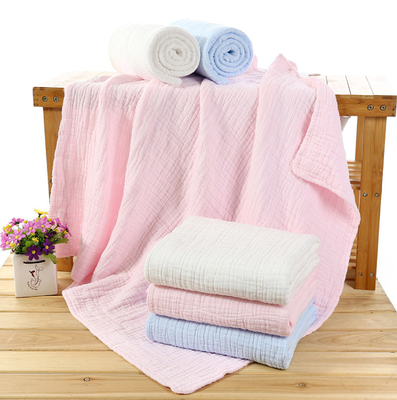 Het Bamboe Pasgeboren Gauze Fabric 168X86 van de waterabsorptie 100% wikkelt Dekens in