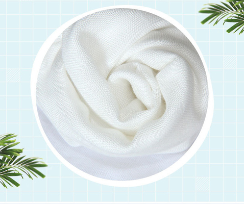 Natuurlijk Wit Duidelijk jaren '60 Geweven Katoen Gauze Fabrics 120GSM Gauze Cloth Diapers