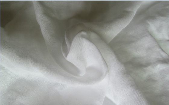 53 duim Natuurlijk Katoen Gauze Fabrics For Baby 145gsm Geen Flurescent-Agent