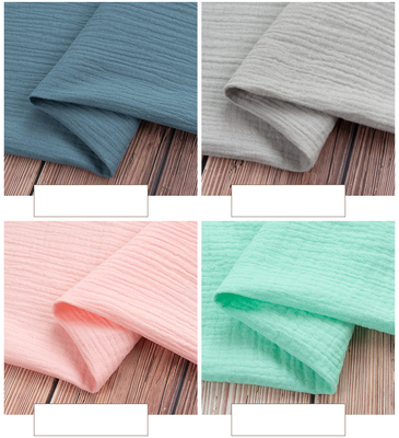 In te ademen Kreuk Katoenen Stof door de Yard 156X120 Groot Gauze Blanket