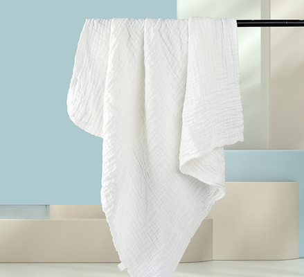 165X135 omfloers Gauze Fabric Twistless Cotton Gauze-Luiers 4 Laag 220GSM