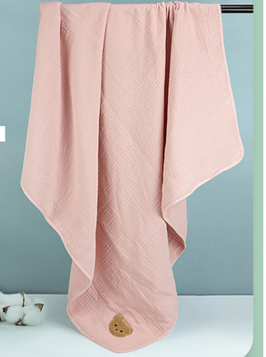 130X90 het wit omfloerst Gauze Fabric