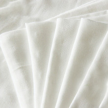 De duidelijke Dubbele Laag Katoenen Dekens 110GSM van Gauze Fabrics 160X120 voor Zuigelingendekking