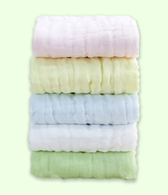 De Vezel de Katoenen van de drie Laagpaardebloem Baby Algemeen Materiaal van Gauze Fabric 180GSM