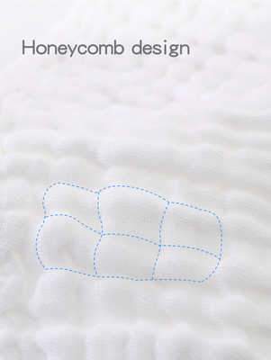 Vrij Losse 100% Modaal Geweven Gauze Fabric Three Layers Breathable