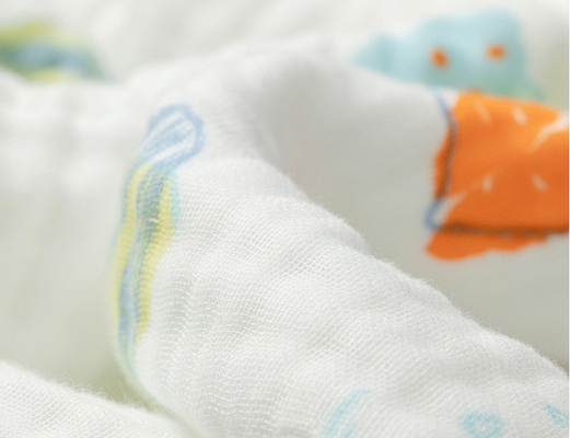 De Untwistedvezel wikkelt In te ademen Gauze Fabric For Newborn Wraps in