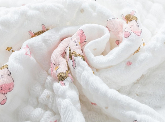 Vijf Lagen van Dik Breed Gauze Fabric Swaddle Cloth Fabric 57 Duim