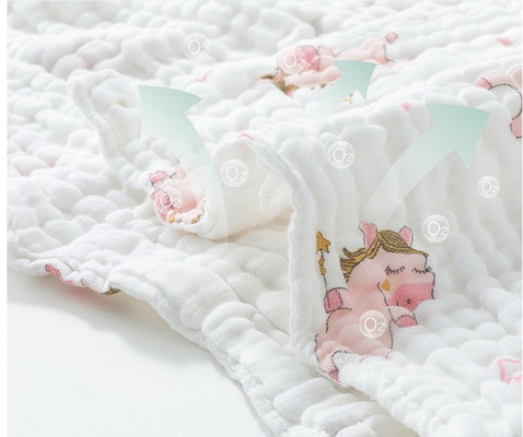 Vijf Lagen van Dik Breed Gauze Fabric Swaddle Cloth Fabric 57 Duim