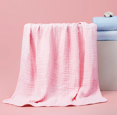 jaren '40 Modaal Geweven Roze Gauze Fabric