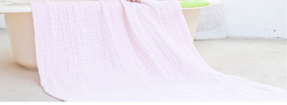 de Kleurensnelheid van Gauze Towels 100% van de jaren '30 Veilige Geweven Blauwe Baby Modale Sterke