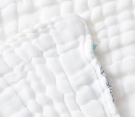Het zachte Vezel100% Katoen wikkelt Gauze Fabric Two Layer Baby-Rang in