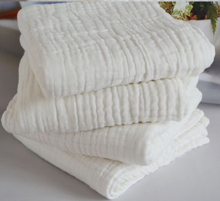 Het zachte Vezel100% Katoen wikkelt Gauze Fabric Two Layer Baby-Rang in