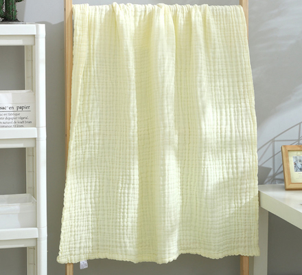 32S Vezel van Gauze Fabric No Fluorescent Agent van de rimpel omfloerst de Witte Baby