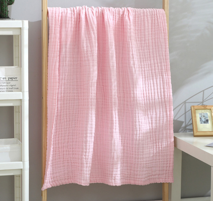 Het zachte Vezel100% Katoen wikkelt Gauze Fabric Two Layer Baby-Rang in