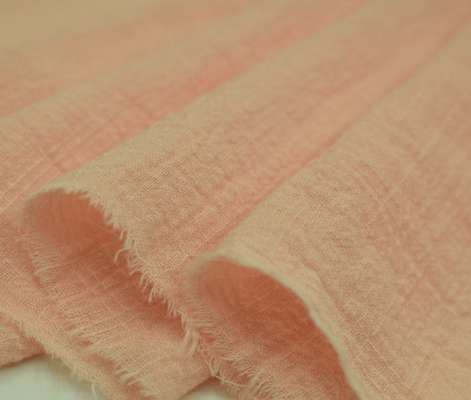 Milieu110gsm-Mousseline Algemene Stof Oranje Gauze Fabric