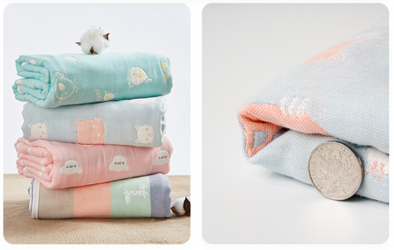 Omfloers de Gekamde van het Katoenen Absorptie Jacquard Materiële Comfortabele Sterke Water