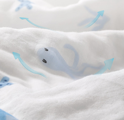 100% bamboe Gedrukt Gauze Fabric