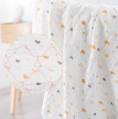 Vier Laag Organisch Gauze Fabric
