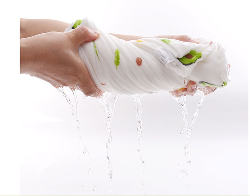 Drie Laag Douane Gedrukt Gauze Fabric