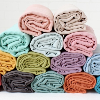 Geen Fluorescente Stof 135gsm van Agentengauze muslin blanket crinkle muslin