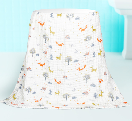 Drie van de Super Zachte de Kledingslagen Zuigeling van Gauze Fabric 170gsm wikkelen Omslag in