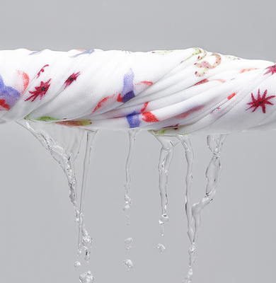 Het mooie Groene Bloemen Katoenen van Gauze Fabric 190gsm Bamboe wikkelt Deken in
