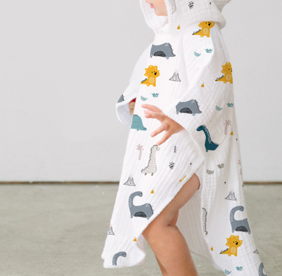 Antibacterieel Drie Laag Natuurlijk Katoen Gauze Fabric For Children Clothing