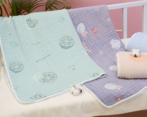 Antibacterieel Drie Laag Natuurlijk Katoen Gauze Fabric For Children Clothing