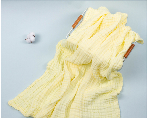 Snelheid die Blauw Natuurlijk Gauze Fabric Chick Autumn Combed-Katoen verven
