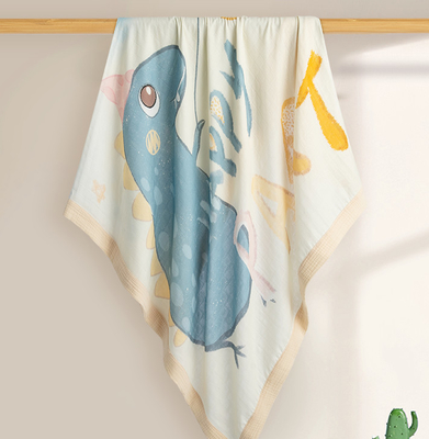 jaren '40 Gekamde de Mousselinestof Zacht Dubbel Gauze Fabric van de Vezel Dubbele Laag