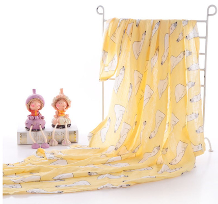 De levendige Mousseline Gauze Fabric By The Yard van Patroonjaren '40 115GSM voor Kinderen Kleding