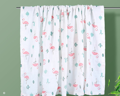 100% katoenen 120GSM kreuk Dubbel Gauze Fabric No Fluoscent Agent
