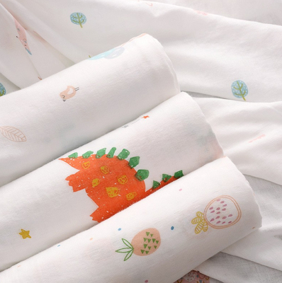Multilayer Wit Dubbel Gauze Fabric
