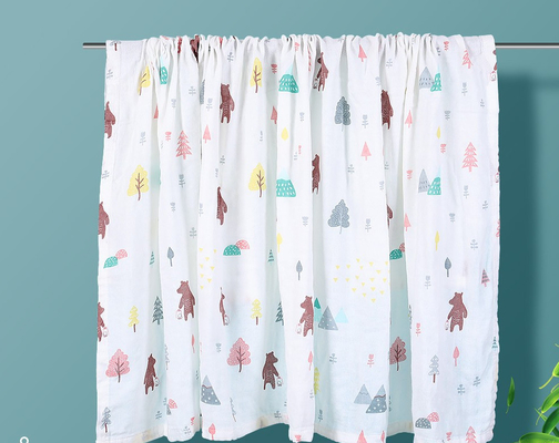 De overzeese Wereld vormde Dubbele Goede de Luchtdoordringbaarheid van Gauze Fabric 115gsm