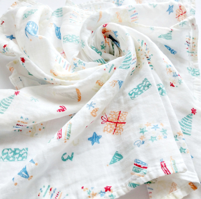 De overzeese Wereld vormde Dubbele Goede de Luchtdoordringbaarheid van Gauze Fabric 115gsm