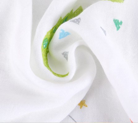 de jaren '40 watteerden Dubbele Laag de Katoenen Jonge geitjesdeken van Gauze Fabric 110GSM