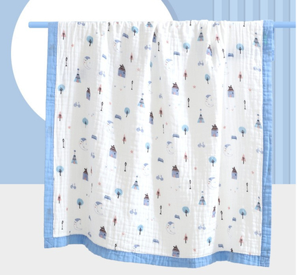 De levendige Ontworpen 4 Zachte Baby van Laaggauze fabric 210gsm wikkelt Materiaal in