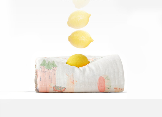 Het gezonde 200gsm-Gekamde Katoen Natuurlijk Gauze Fabric van Babygauze fabric jaren '40