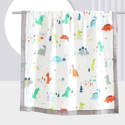 Multilayer Gekreukte Gauze Fabric Gauze Blankets For-Volwassenen 53 Duim