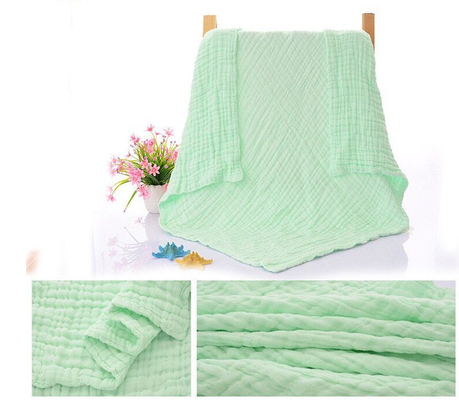 Lichtgroene Baby Gauze Blankets 200GSM