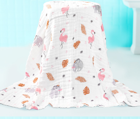 Eco Vriendschappelijk Natuurlijk Gauze Fabric Baby Gauze Blankets 100m/Broodje